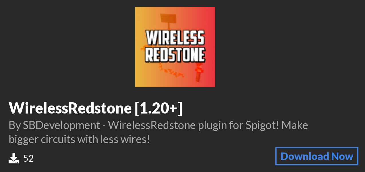 Download WirelessRedstone [1.20+] on Polymart