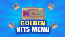 Kits Menu | Golden | Textured icon