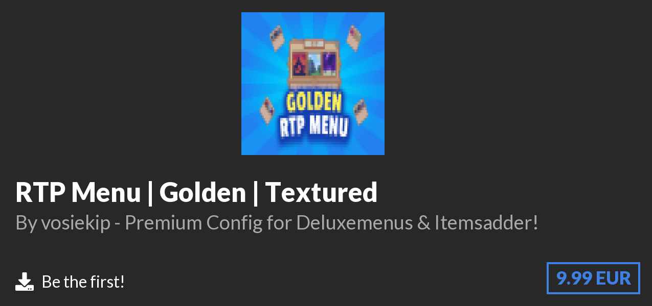 Download RTP Menu | Golden | Textured on Polymart