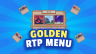 RTP Menu | Golden | Textured icon
