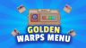 Warps Menu | Golden | Textured icon