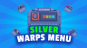 Warps Menu | Silver | Textured icon
