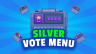 Voting Menu | Silver | Textured icon
