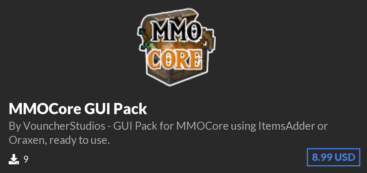 Download MMOCore GUI Pack on Polymart