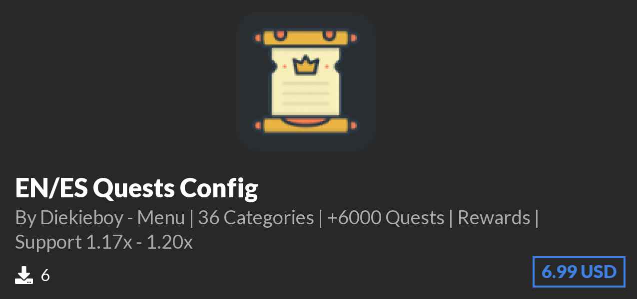 Download EN/ES Quests Config on Polymart