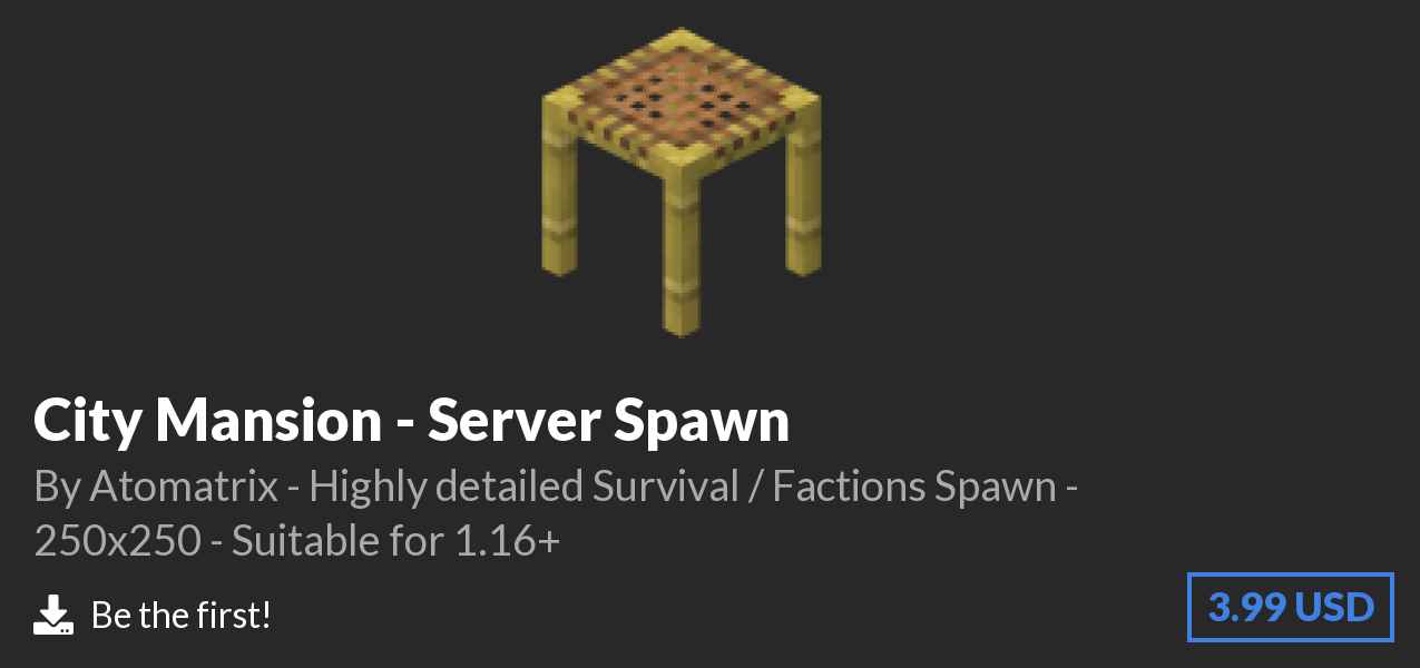 Download City Mansion - Server Spawn on Polymart