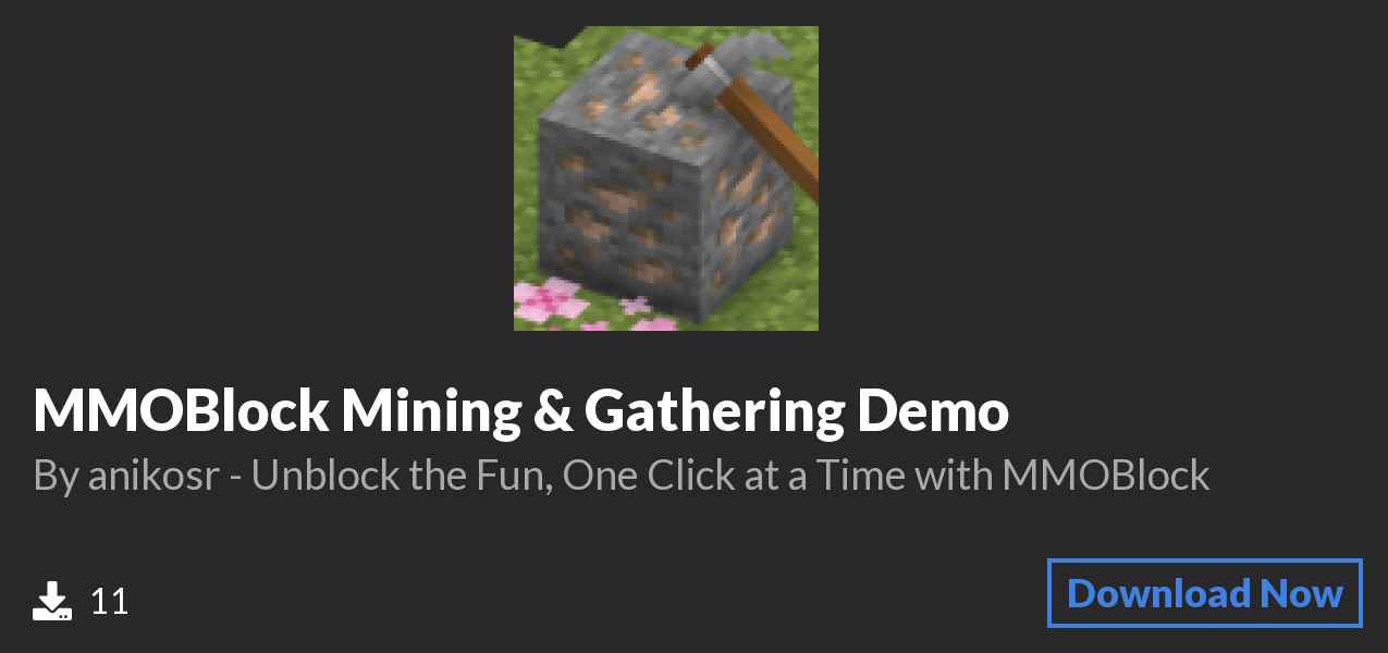 Download MMOBlock Mining & Gathering Demo on Polymart