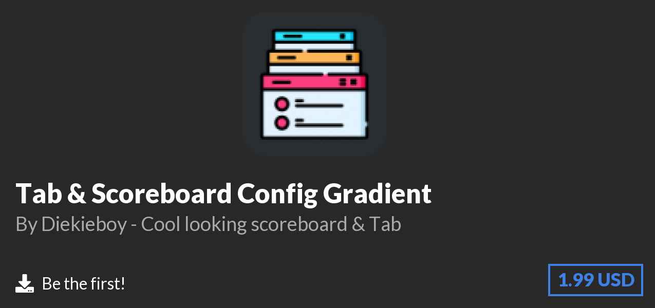 Download Tab & Scoreboard Config Gradient on Polymart