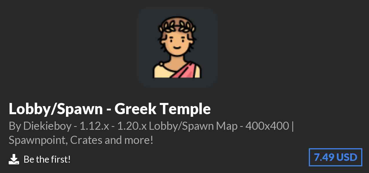 Download Lobby/Spawn - Greek Temple on Polymart