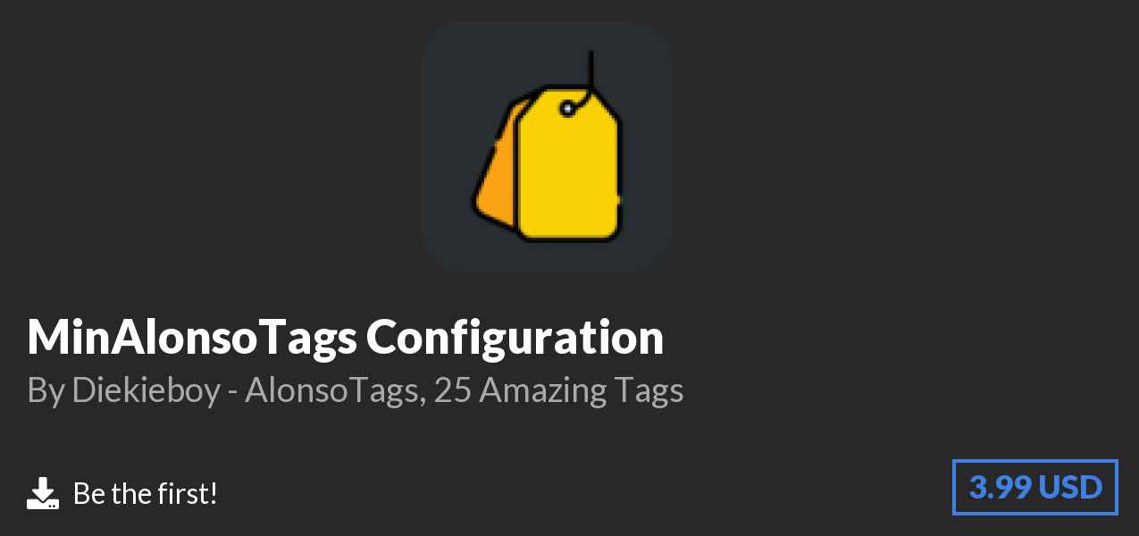 Download MinAlonsoTags Configuration on Polymart