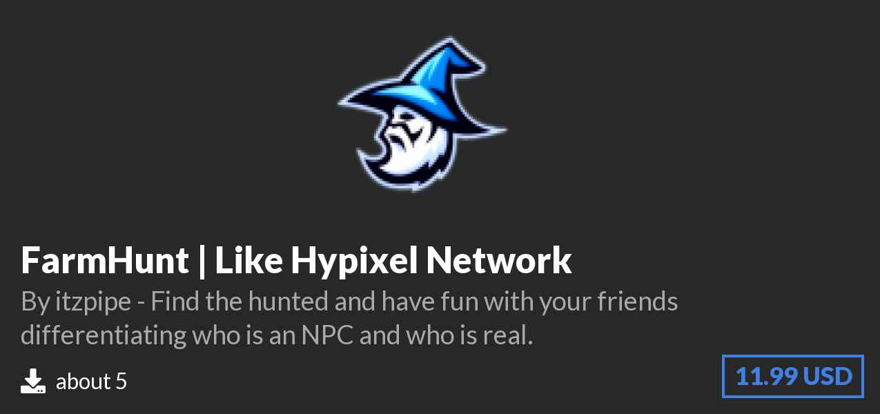 Download FarmHunt | Like Hypixel Network on Polymart