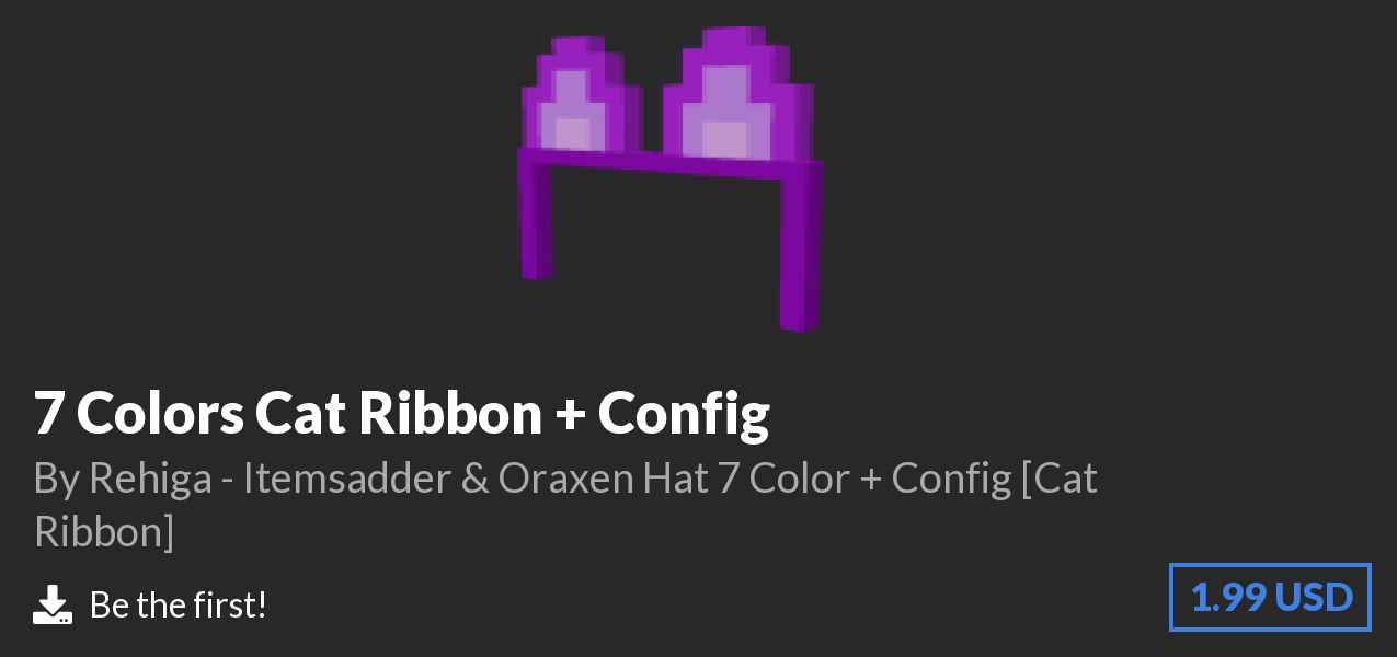 Download 7 Colors Cat Ribbon + Config on Polymart