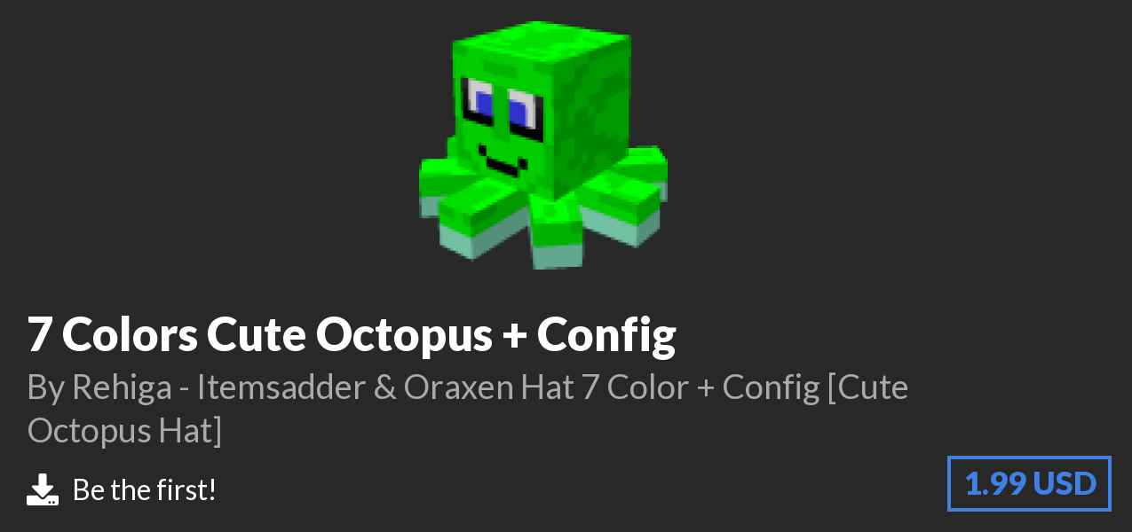 Download 7 Colors Cute Octopus + Config on Polymart