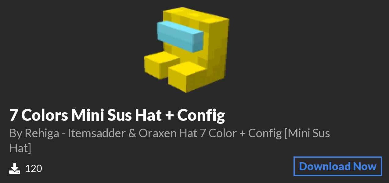 Download 7 Colors Mini Sus Hat + Config on Polymart