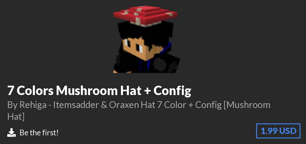 Download 7 Colors Mushroom Hat + Config on Polymart