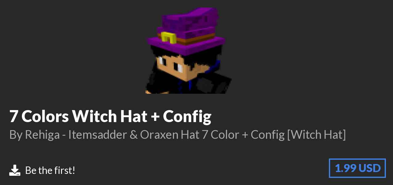 Download 7 Colors Witch Hat + Config on Polymart