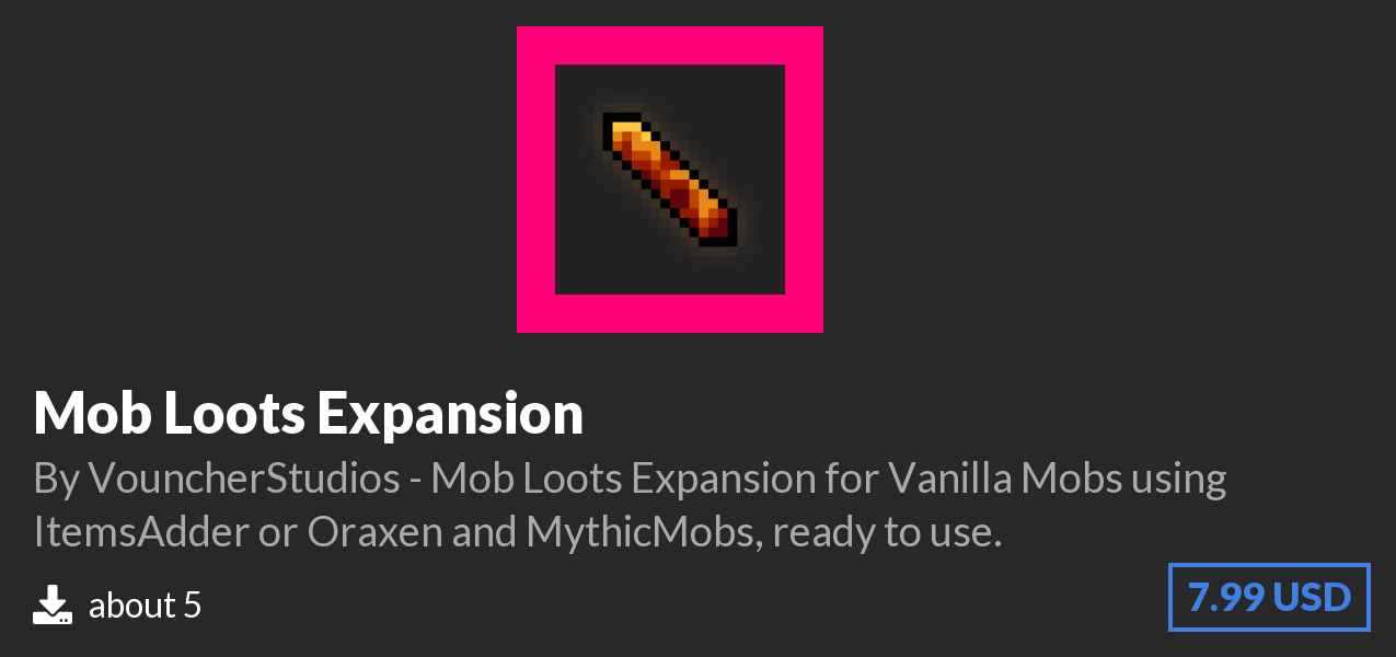 Download Mob Loots Expansion on Polymart