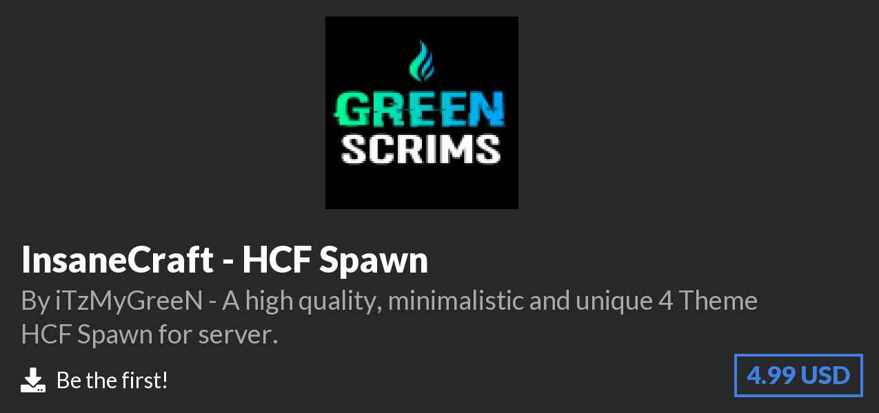 Download InsaneCraft - HCF Spawn on Polymart