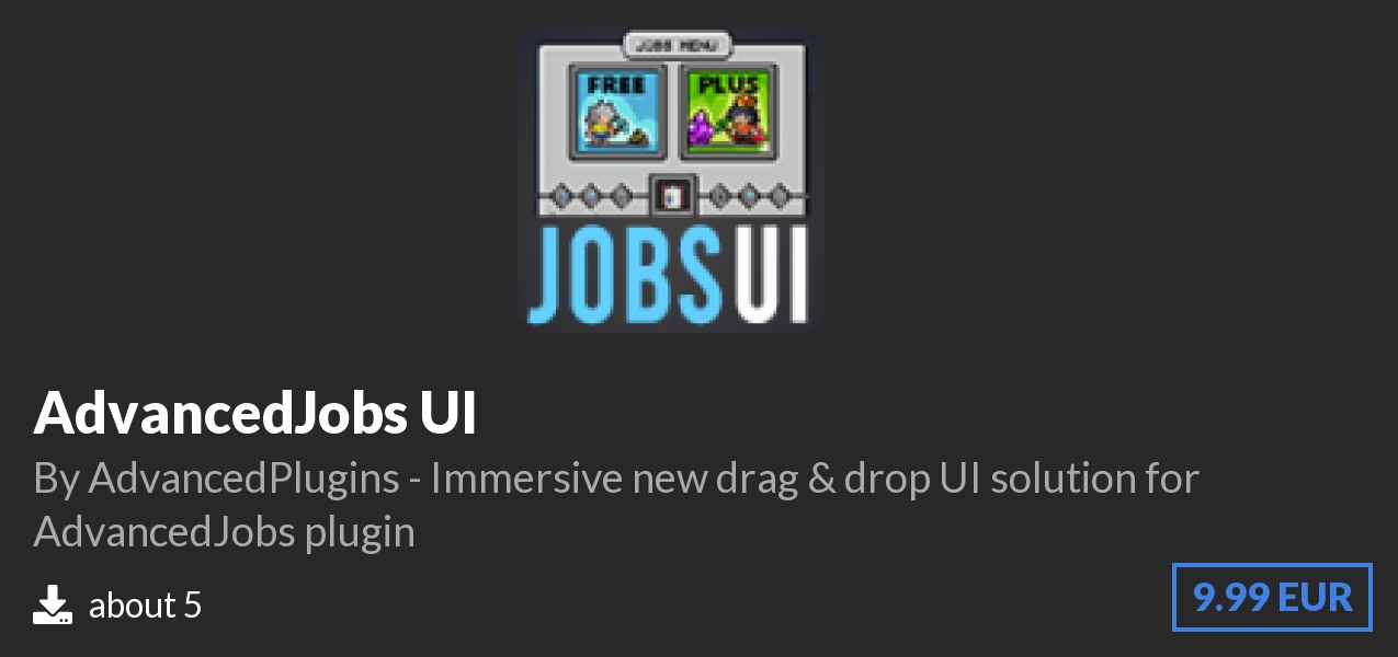Download AdvancedJobs UI on Polymart