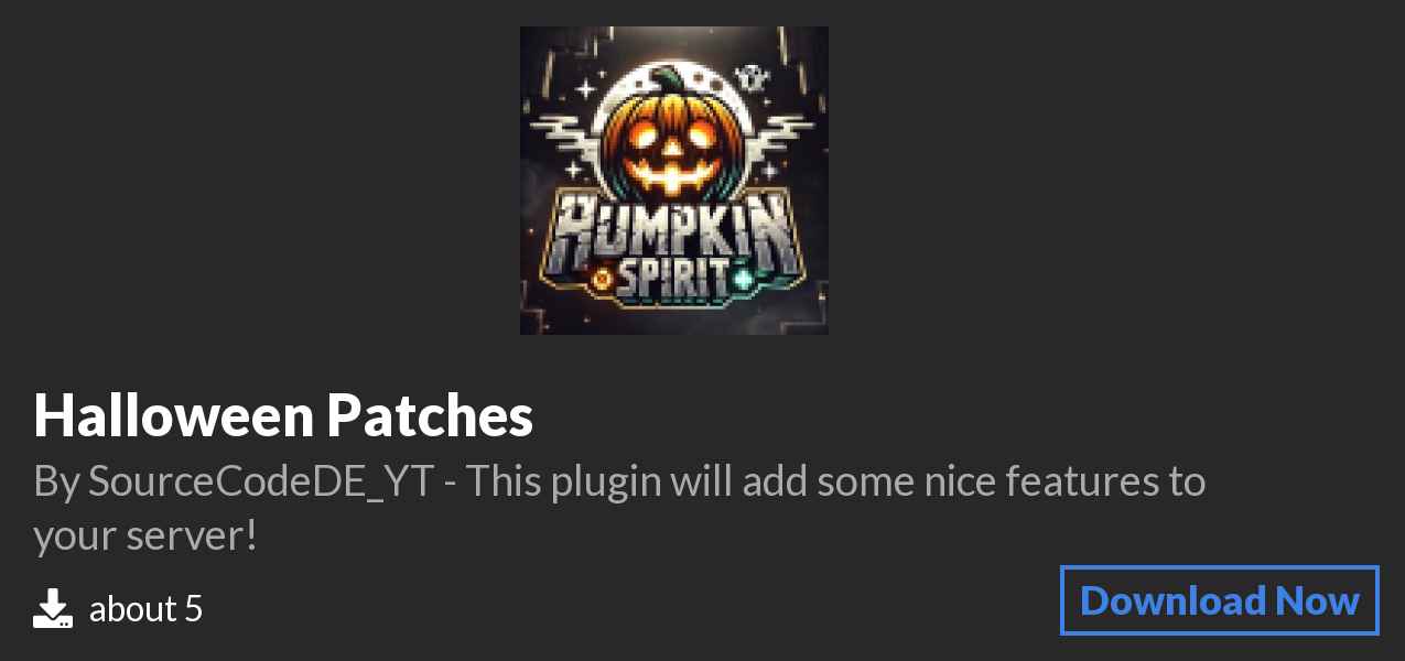 Download Halloween Patches on Polymart
