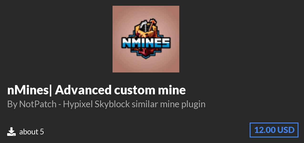 Download ⛏ nMines| Advanced custom mine on Polymart