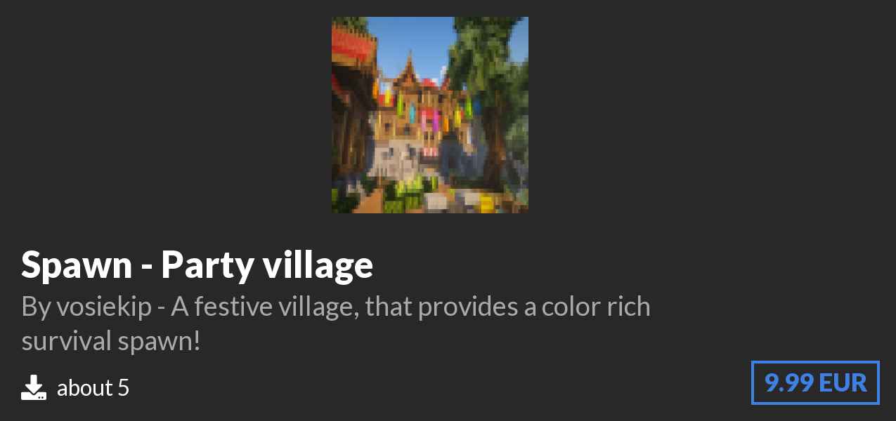 Download Spawn - Party village on Polymart