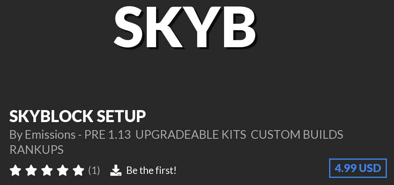 Download ✨️ SKYBLOCK SETUP ✨️ on Polymart