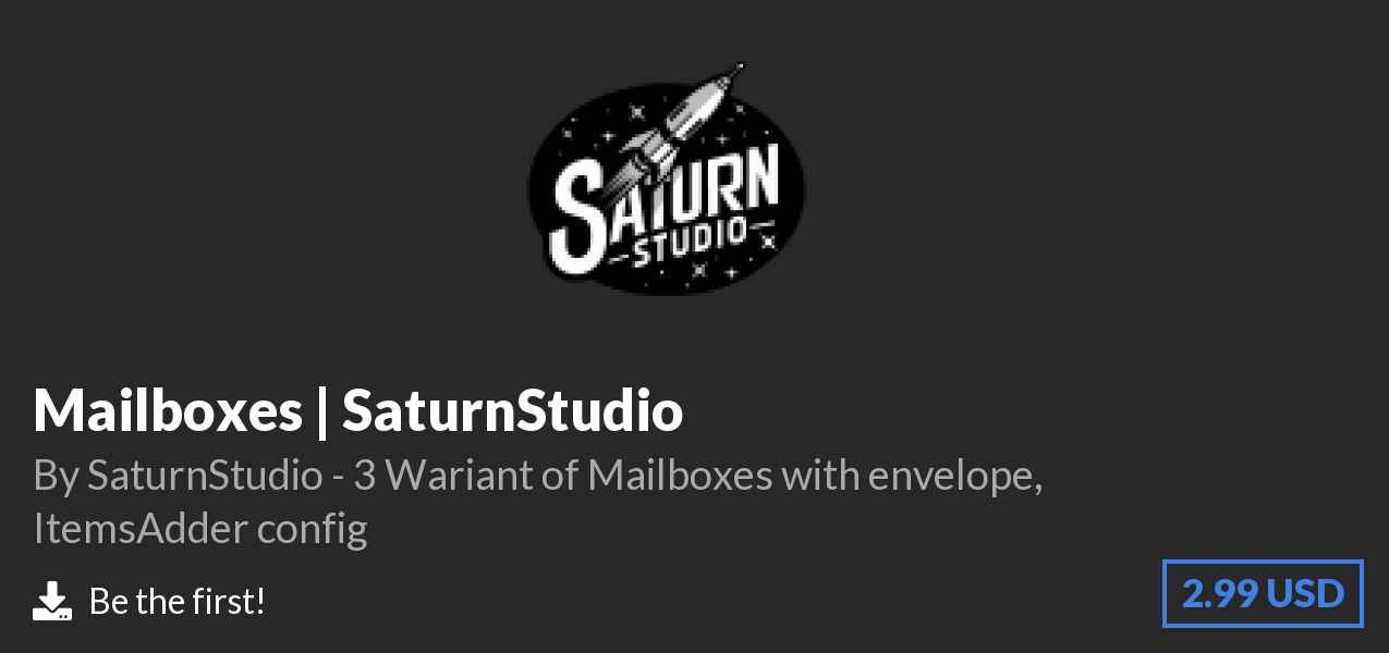Download Mailboxes | SaturnStudio on Polymart