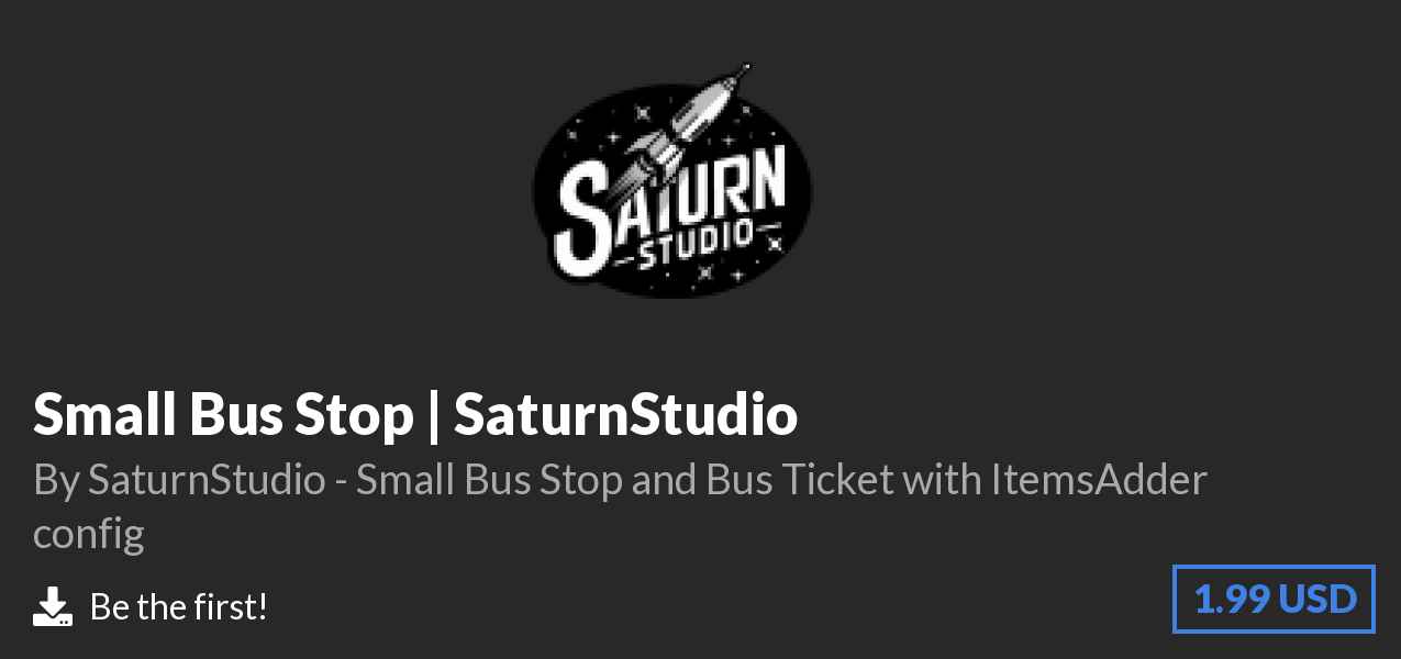 Download Small Bus Stop | SaturnStudio on Polymart