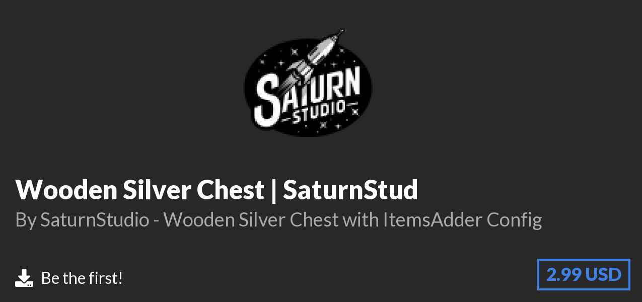 Download Wooden Silver Chest | SaturnStud on Polymart