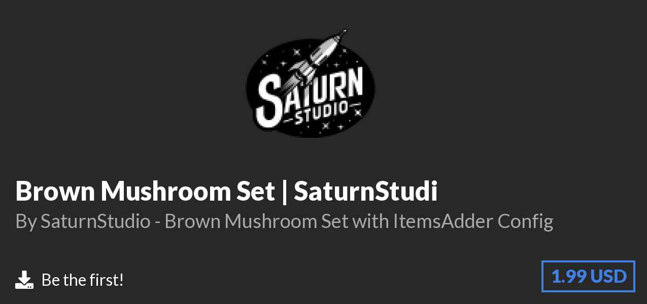 Download Brown Mushroom Set | SaturnStudi on Polymart
