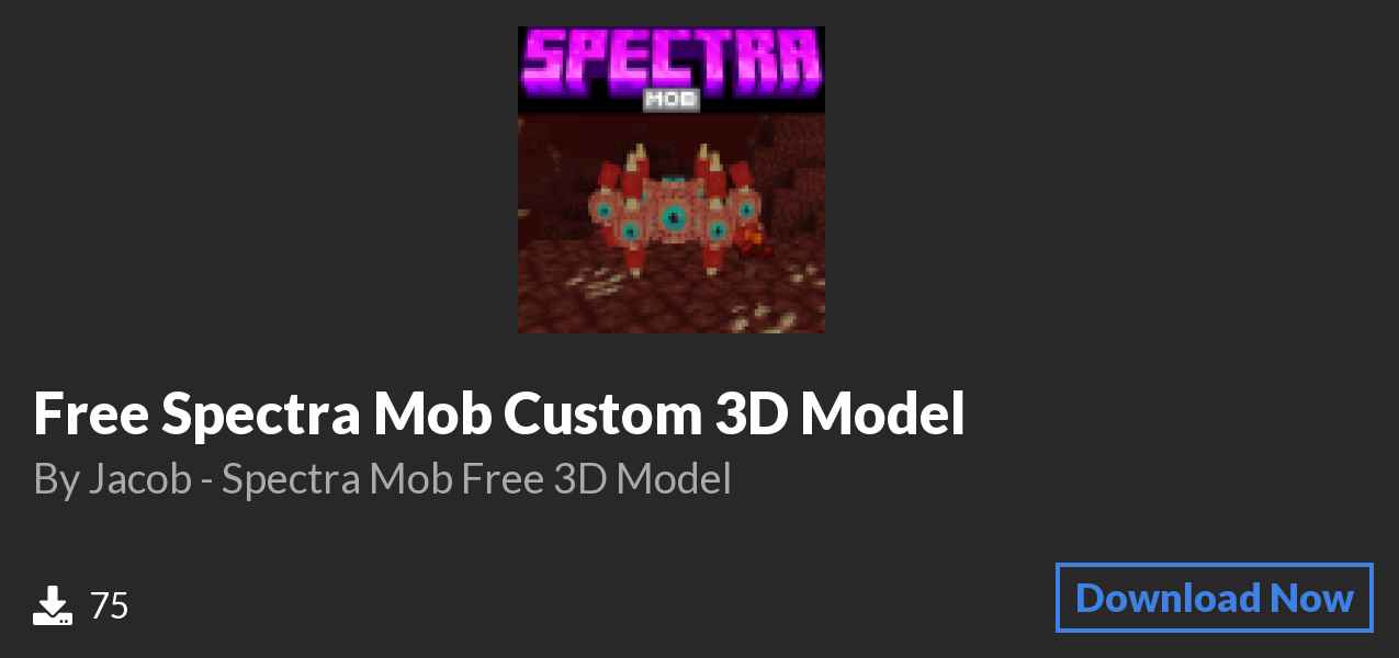 Download Free Spectra Mob Custom 3D Model on Polymart