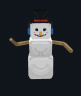 Free Animated Snowman Decoration icon