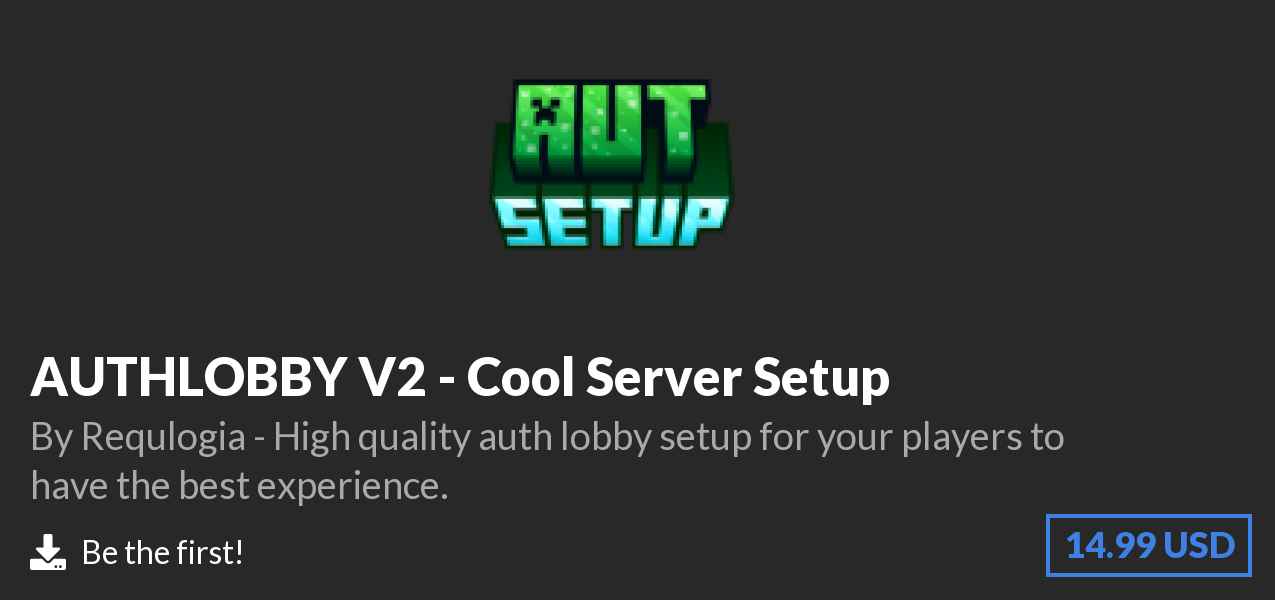 Download AUTHLOBBY V2 - Cool Server Setup on Polymart
