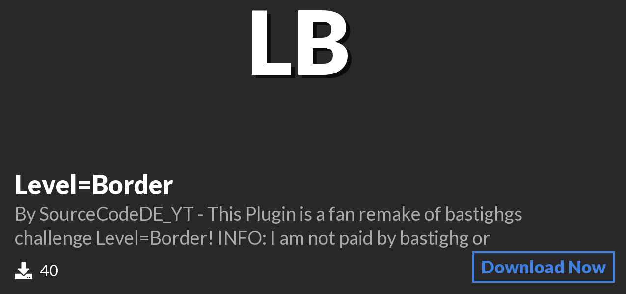 Download Level=Border on Polymart
