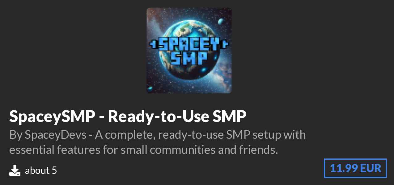 Download SpaceySMP - Ready-to-Use SMP on Polymart