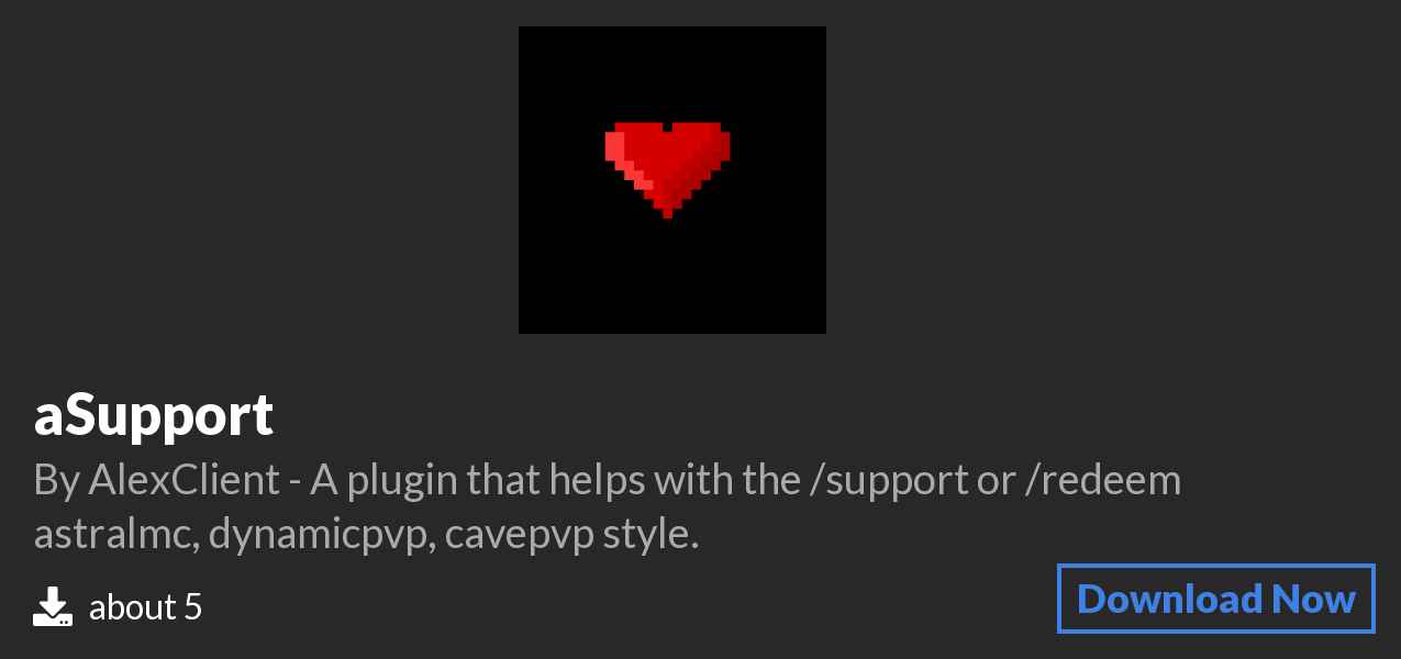Download aSupport on Polymart