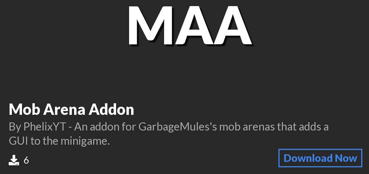 Download Mob Arena Addon on Polymart