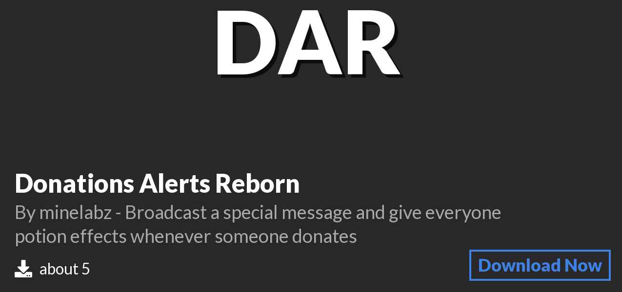 Download Donations Alerts Reborn on Polymart