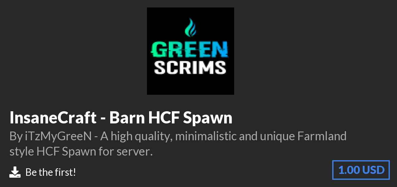 Download InsaneCraft - Barn HCF Spawn on Polymart