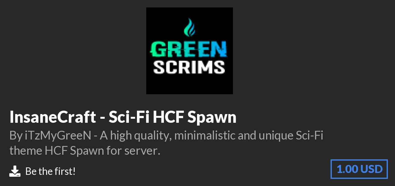 Download InsaneCraft - Sci-Fi HCF Spawn on Polymart