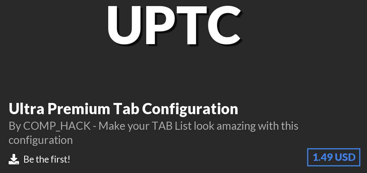 Download Ultra Premium Tab Configuration on Polymart