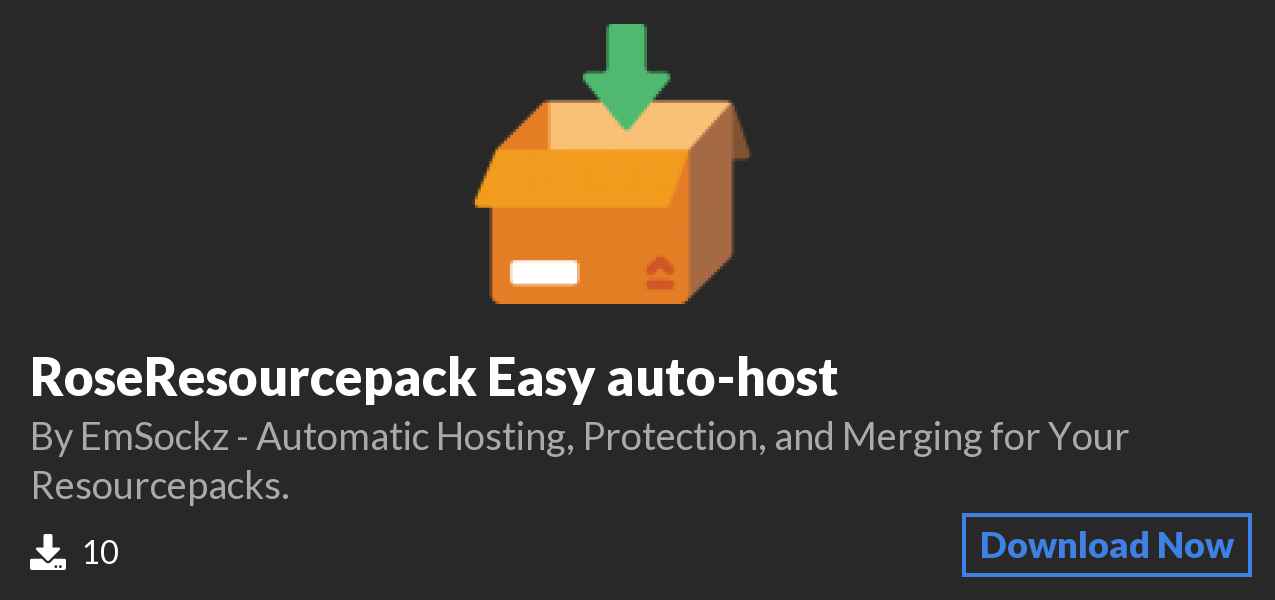 Download RoseResourcepack Easy auto-host on Polymart