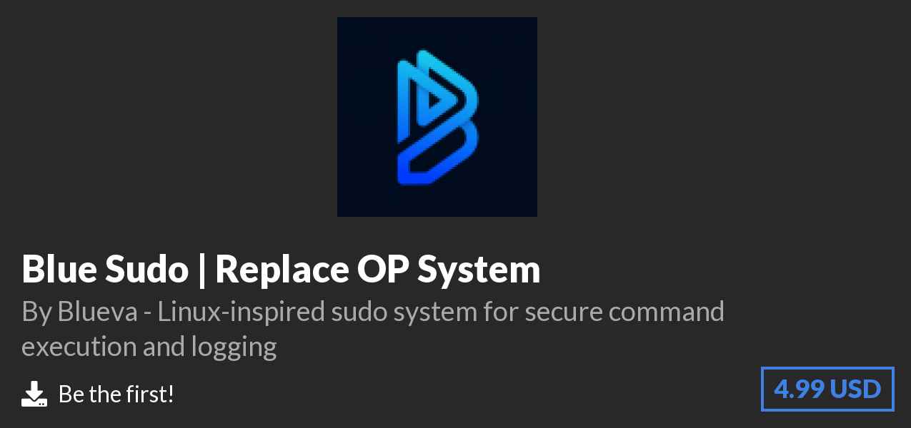 Download Blue Sudo | Replace OP System on Polymart