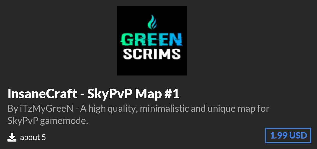 Download InsaneCraft - SkyPvP Map #1 on Polymart