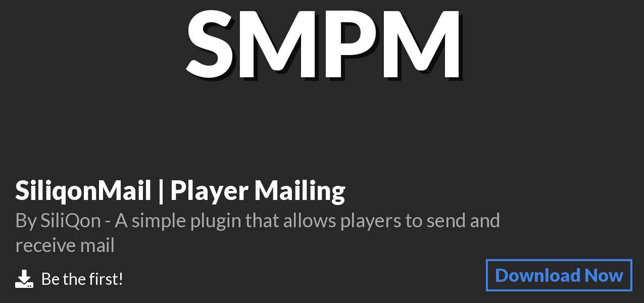 Download SiliqonMail | Player Mailing on Polymart
