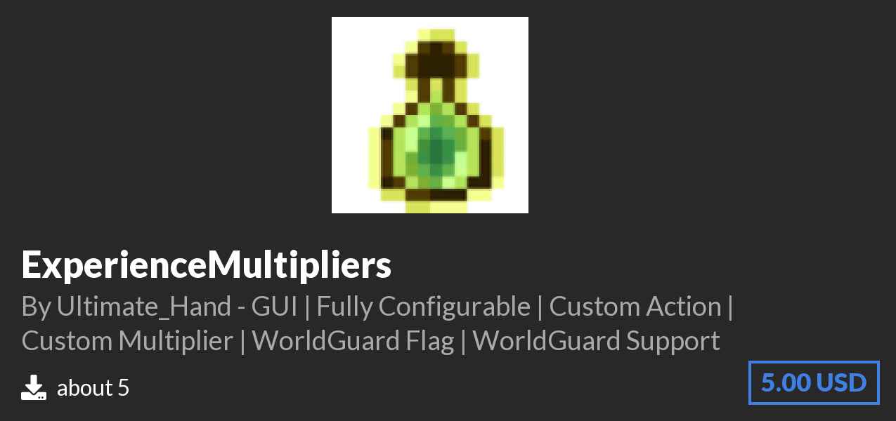 Download ExperienceMultipliers on Polymart