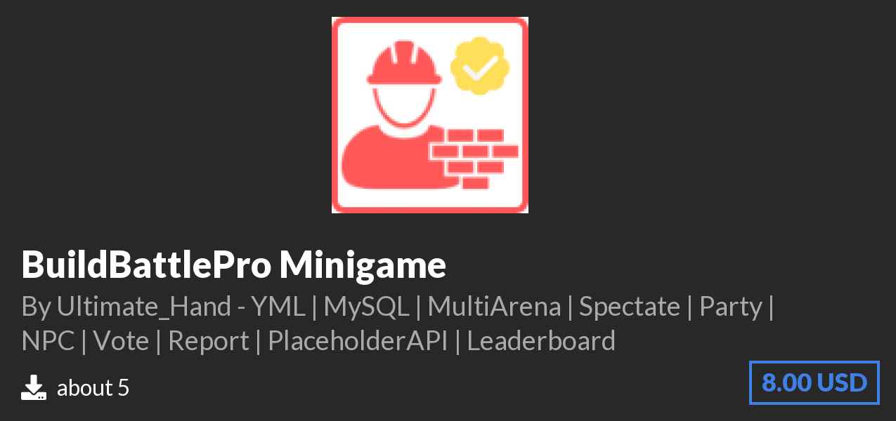 Download BuildBattlePro Minigame on Polymart