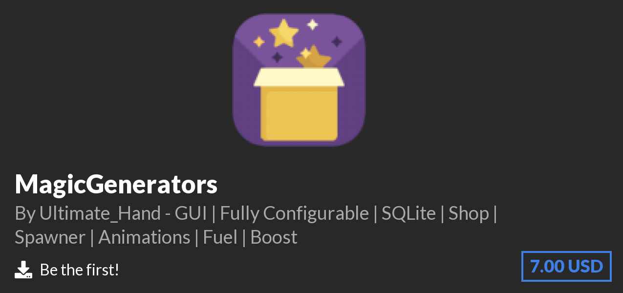 Download MagicGenerators on Polymart