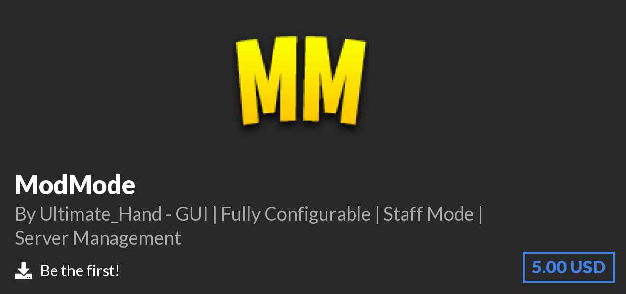Download ModMode on Polymart
